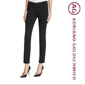 AG Adriano Goldschmied The Stilt Cigarette Leg Black size 28